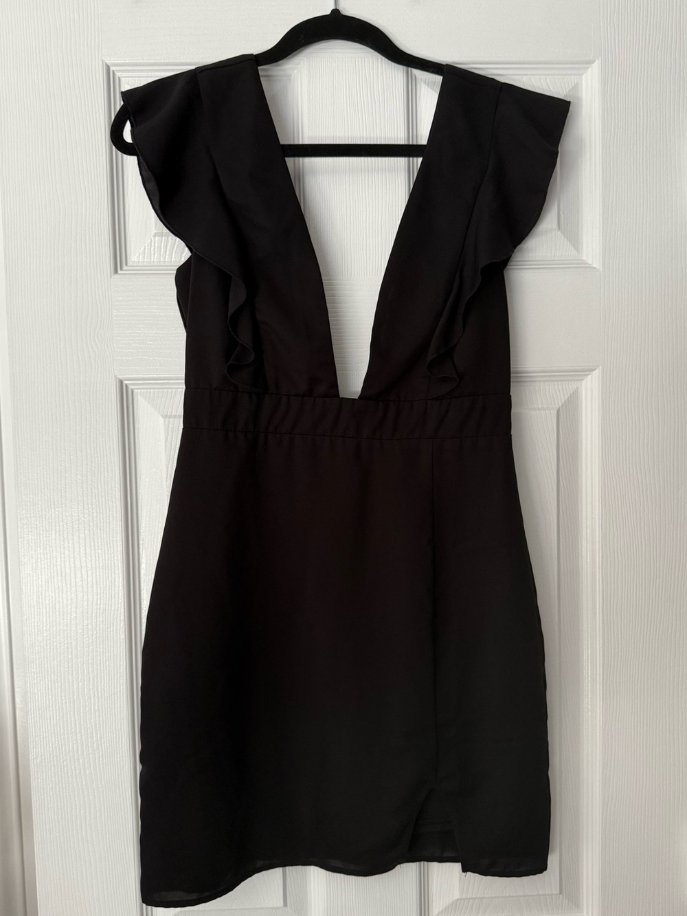 Plunge Mini Dress